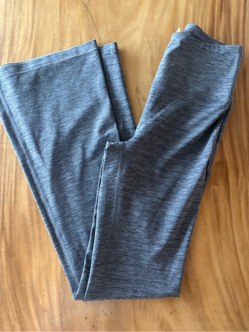Lululemon (6) Grey Groove Nulu High-Rise Flared Pant Regular